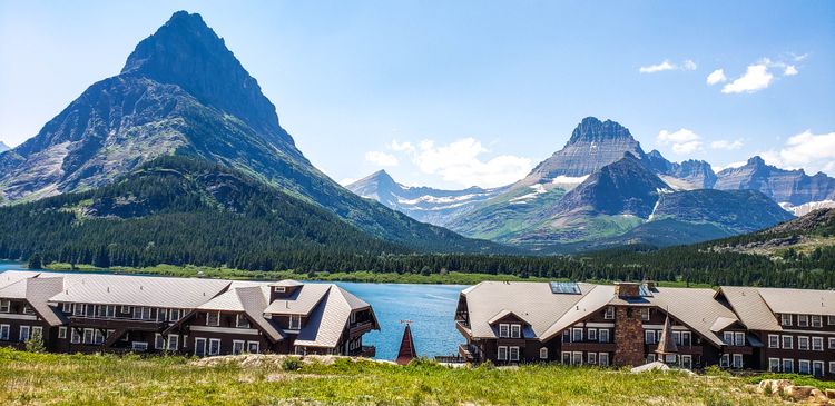 Many Glacier Hotel at Glacier National Park