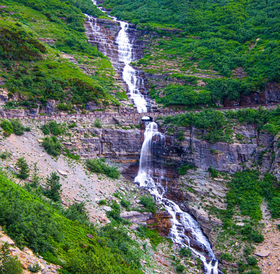 Going-to-the-Sun Road In Glacier National Park